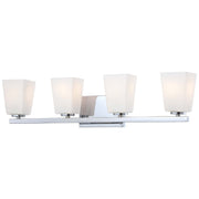 Minka-Lavery - 6544-77 - Four Light Bath - City Square - Chrome