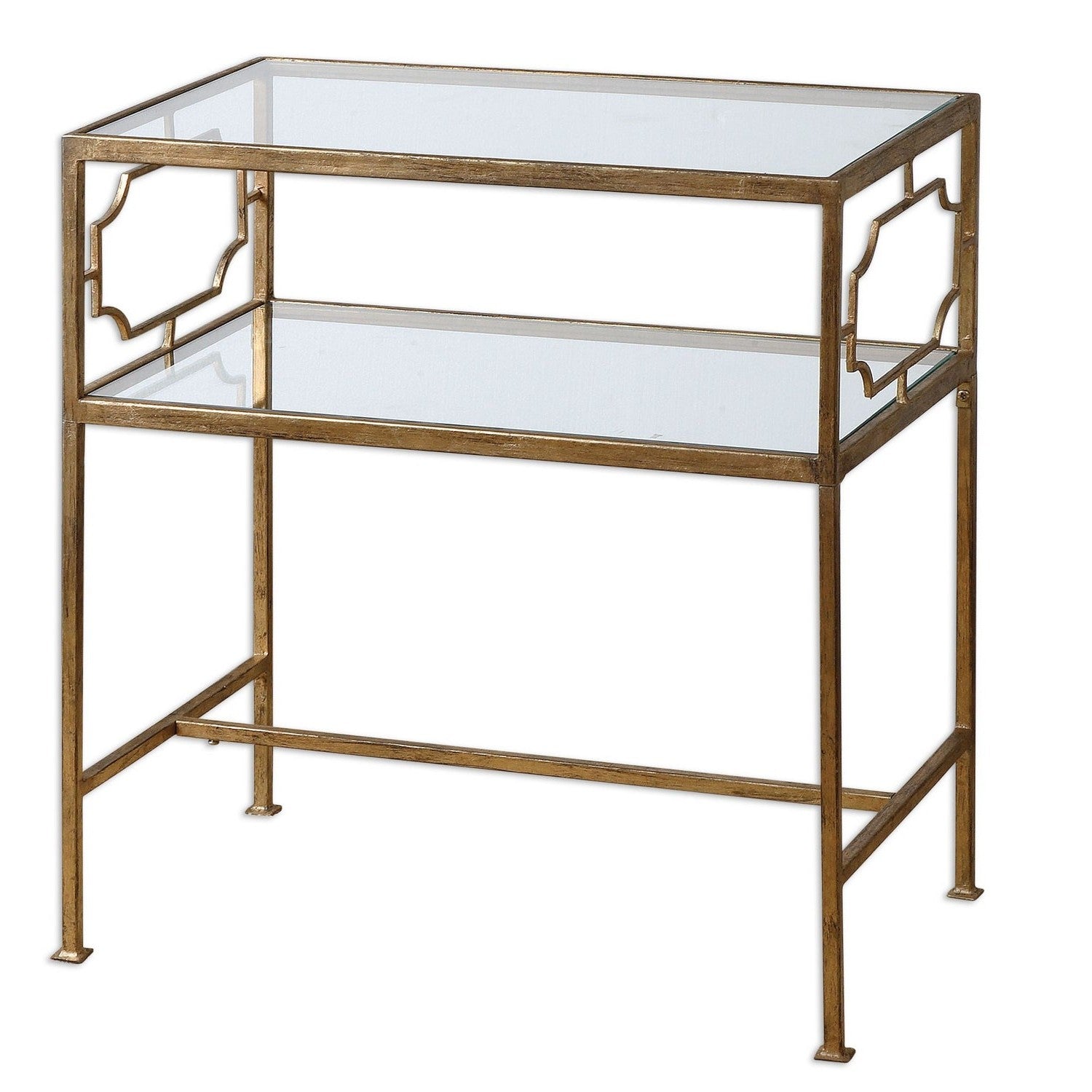 Uttermost - 24335 - Side Table - Genell - Gold Leafed