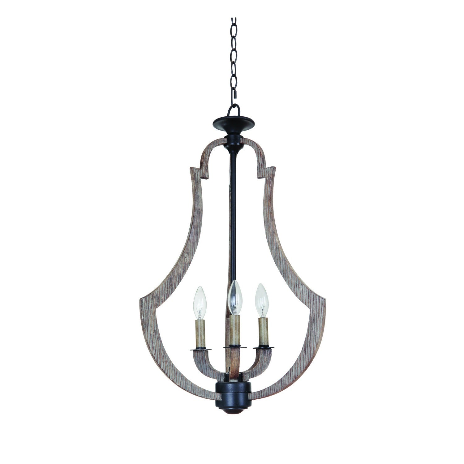 Craftmade - 35133-WP - Three Light Foyer - Winton - Weathered Pine