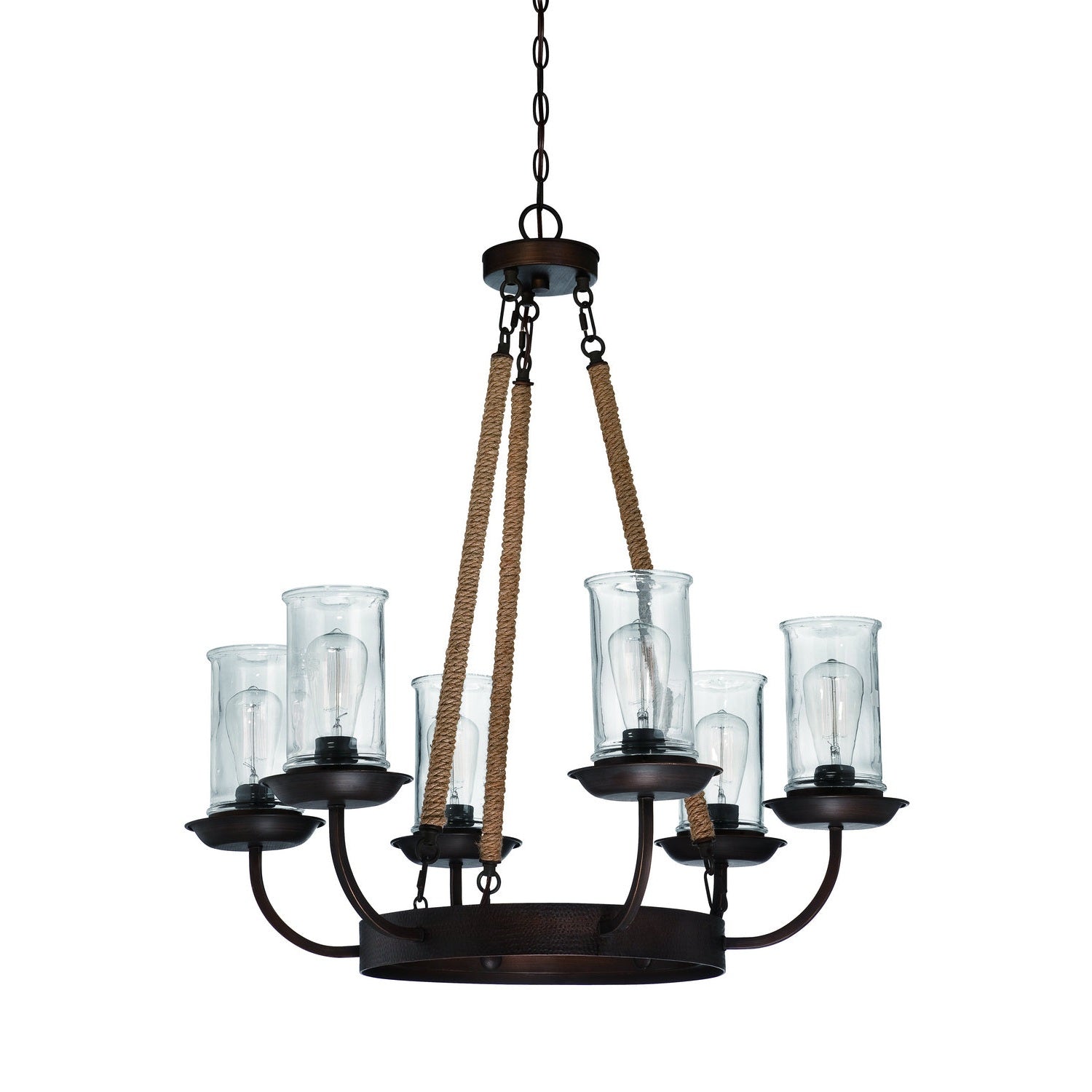 Craftmade - 36126-ABZ - Six Light Chandelier - Thornton - Aged Bronze Brushed