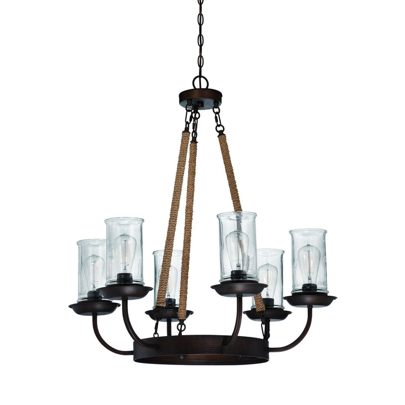 Craftmade - 36126-ABZ - Six Light Chandelier - Thornton - Aged Bronze Brushed
