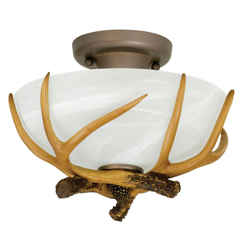 Craftmade - X1611-EB - Two Light Semi Flush Mount - X1611 flush - European Bronze