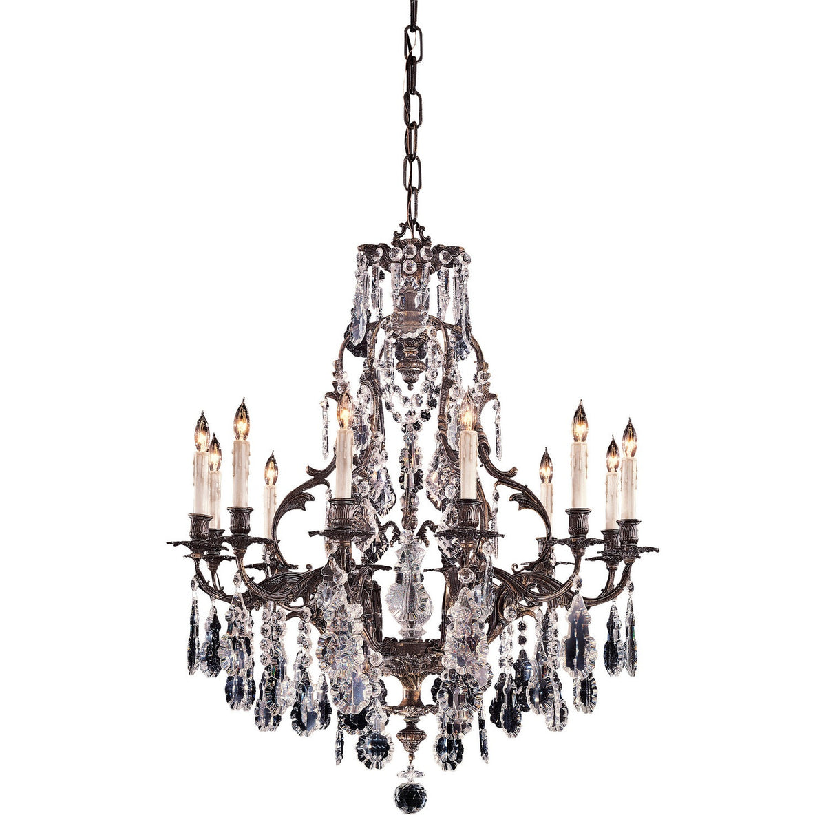 Metropolitan - N950201 - 12 Light Chandelier - Crystal - Oxidized Brass