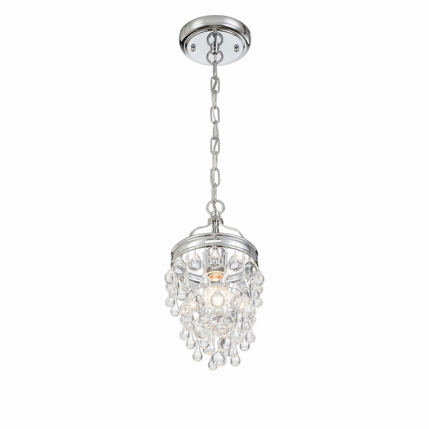 Crystorama - 131-CH - One Light Mini Chandelier - Calypso - Polished Chrome