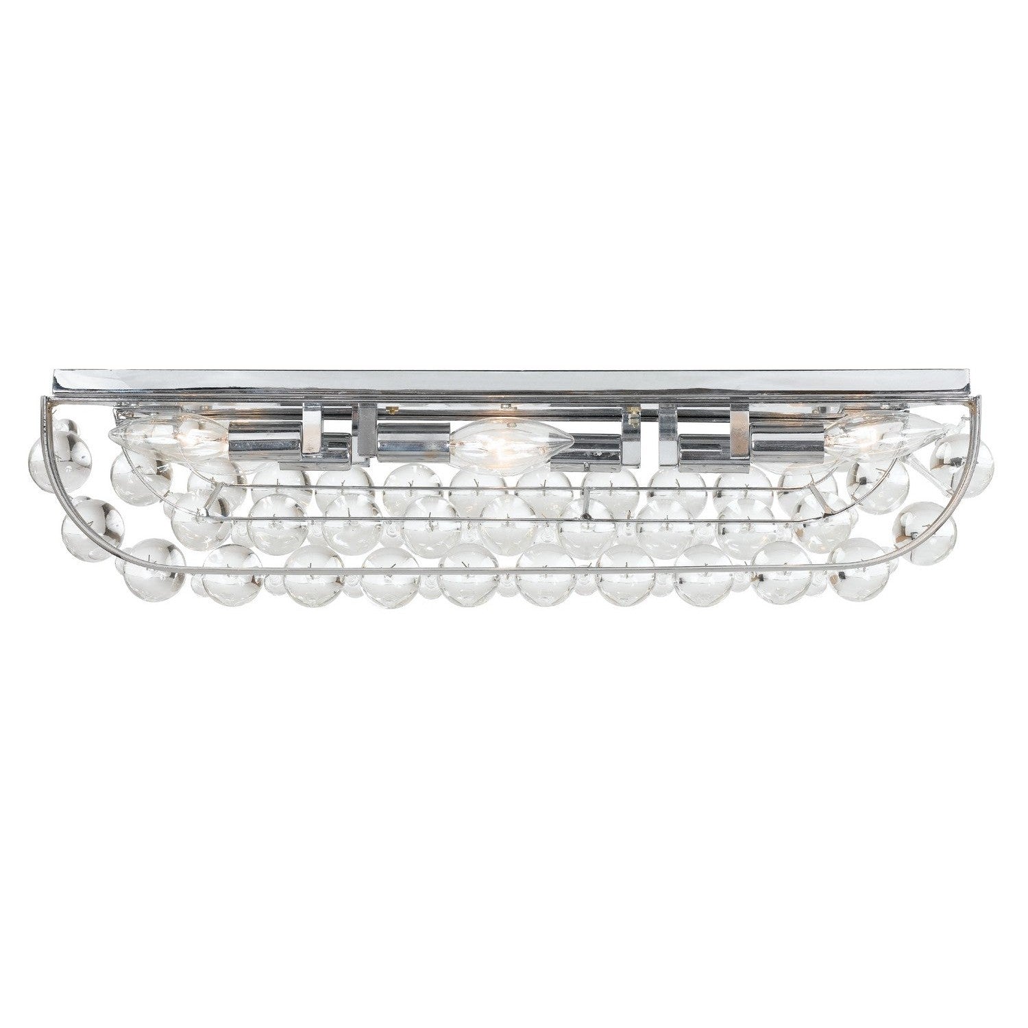 Crystorama - 134-CH - Eight Light Bathroom Vanity - Calypso - Polished Chrome