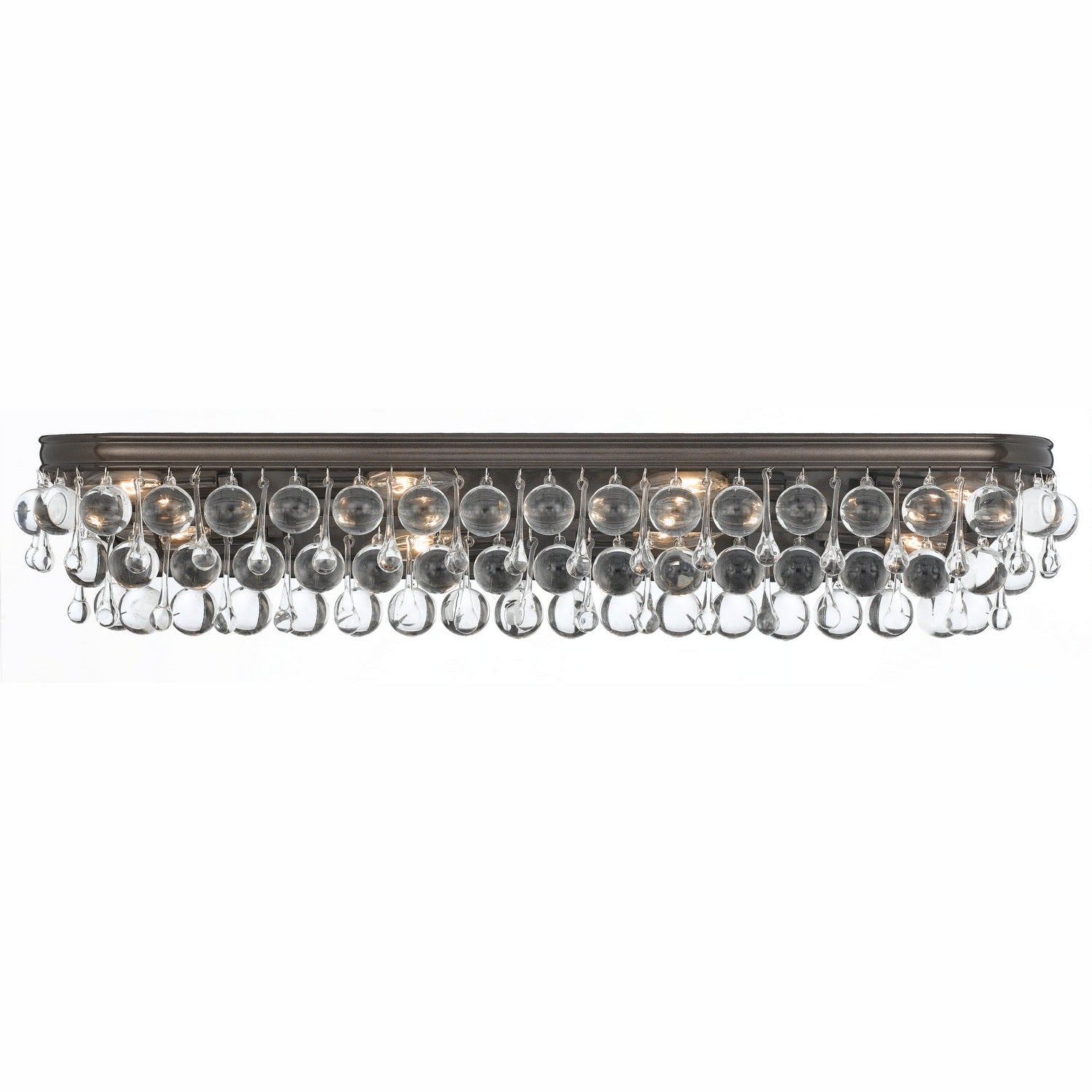 Crystorama - 134-VZ - Eight Light Bath - Calypso - Vibrant Bronze