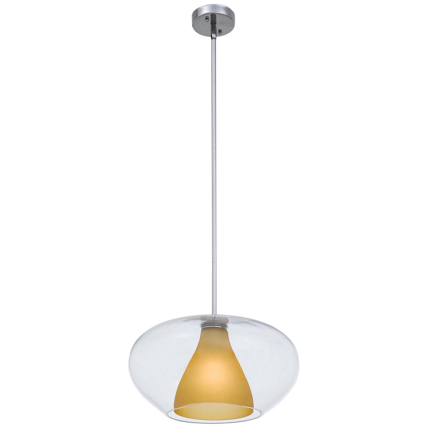 George Kovacs - P3834-077 - One Light Pendant - Soft - Chrome