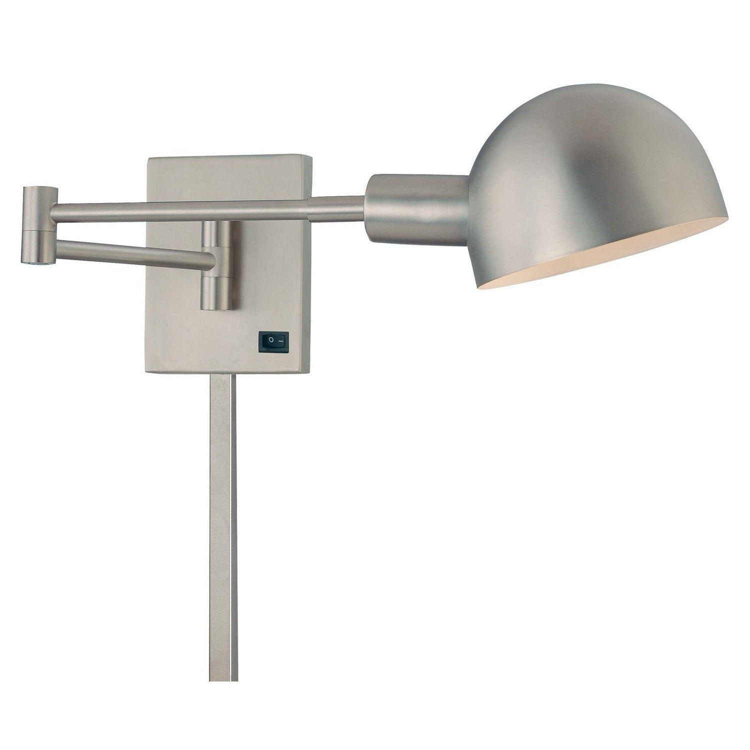 George Kovacs - P600-3-603 - LED Swing Arm Wall Sconce - Task Wall Sconces - Matte Brushed Nickel
