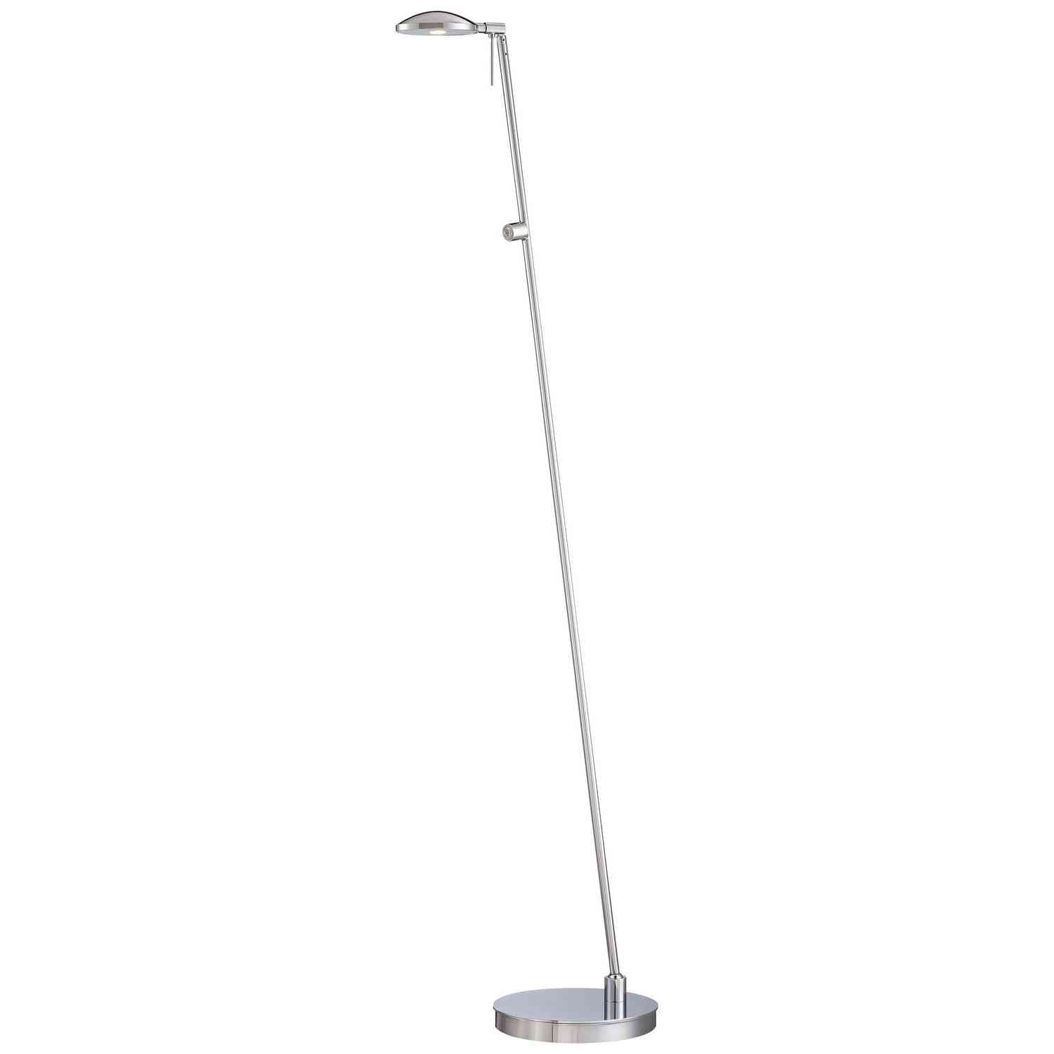 George Kovacs - P4334-077 - LED Floor Lamp - George'S Reading Room - Chrome