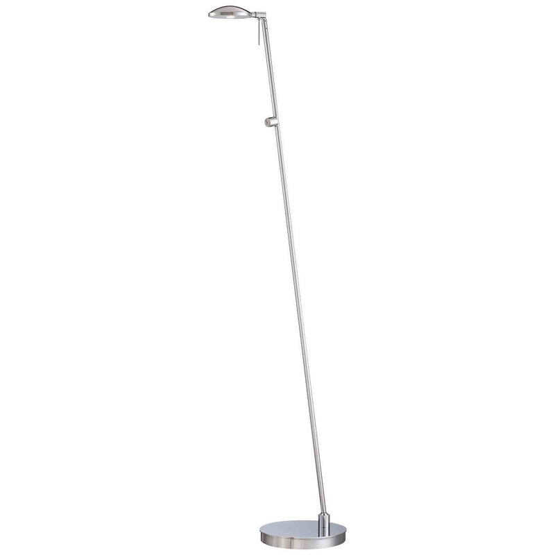 George Kovacs - P4334-077 - LED Floor Lamp - George'S Reading Room - Chrome