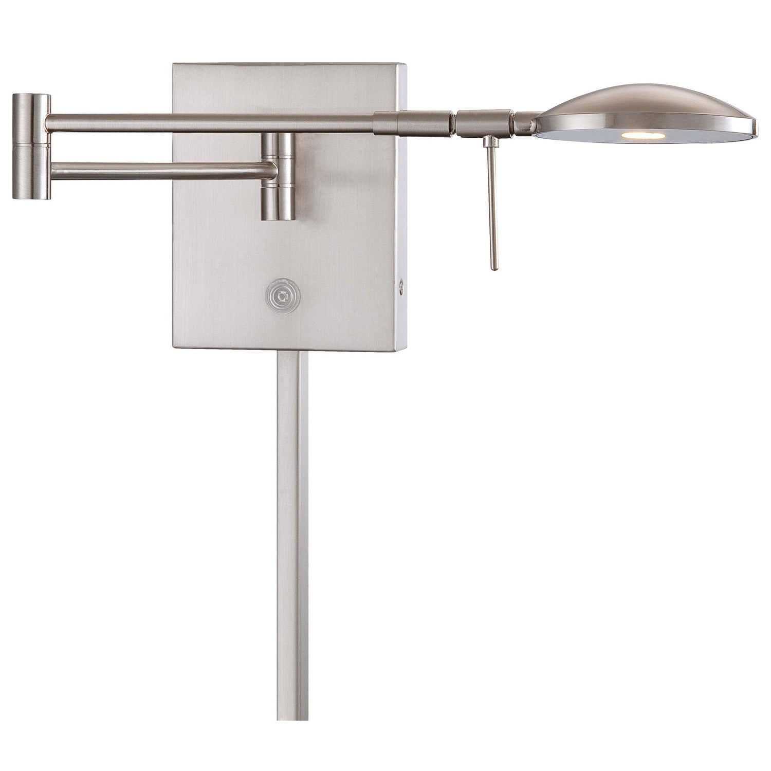 George Kovacs - P4338-084 - LED Swing Arm Wall Lamp - George'S Reading Room - Brushed Nickel