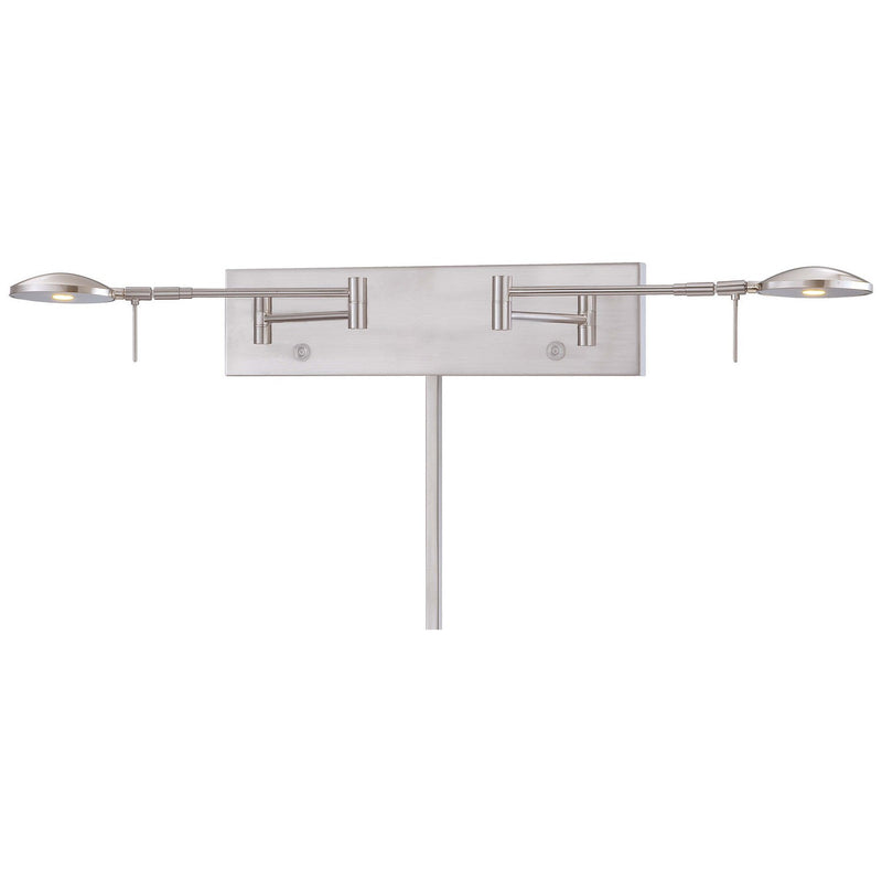 George Kovacs - P4339-084 - LED Swing Arm Wall Lamp - George'S Reading Room - Brushed Nickel