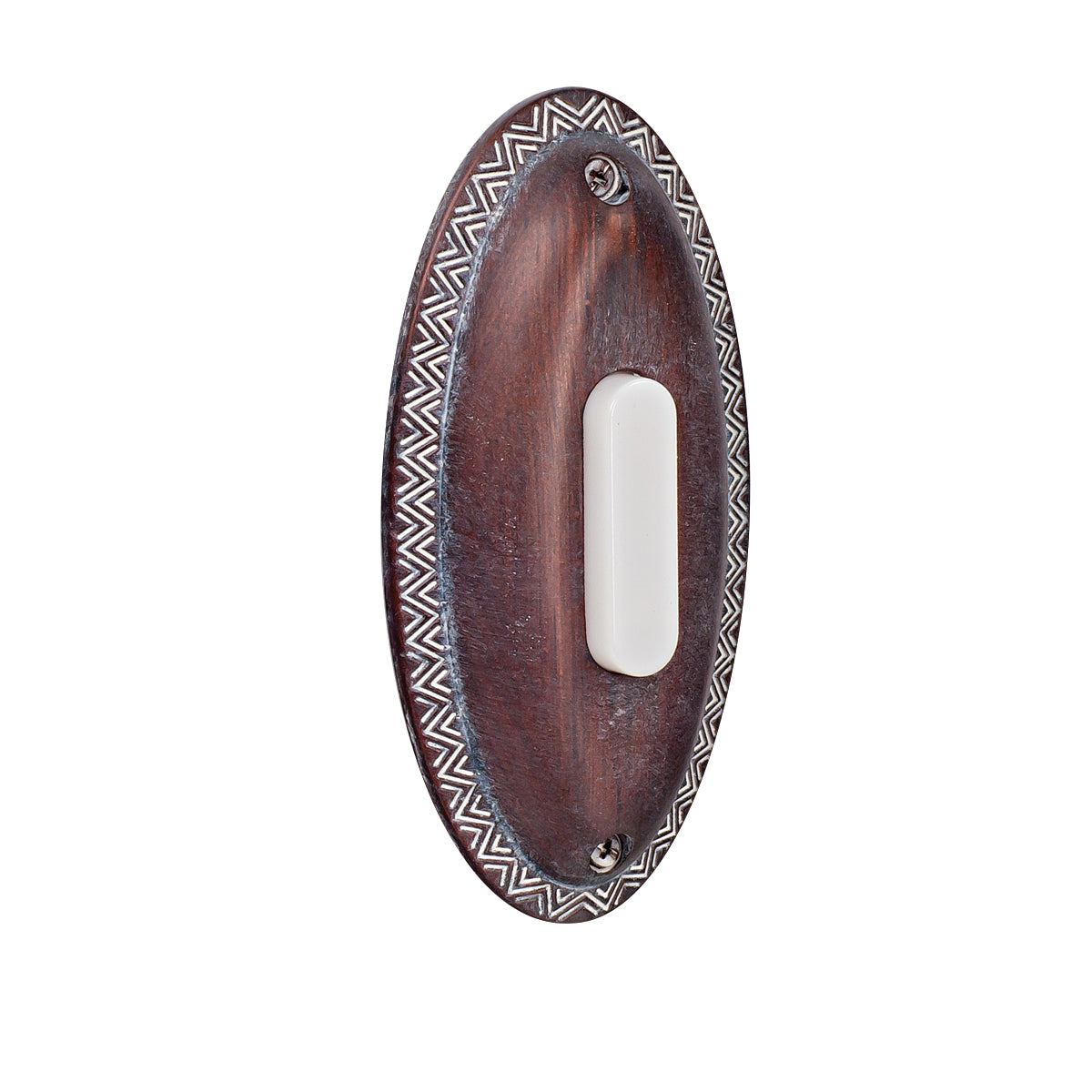 Craftmade - BSOVL-RB - Surface Mount Oval Lighted Push Button - Push Button-Surface Mount - Rustic Brick