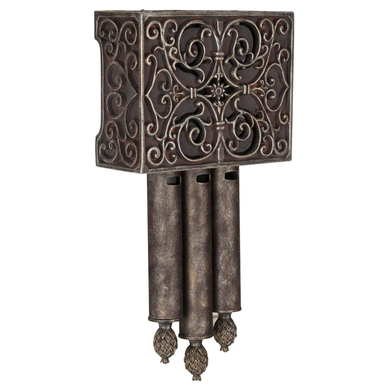 Craftmade - CA3-RC - Carved Short Chime - Westminster Chime - Renaissance Crackle