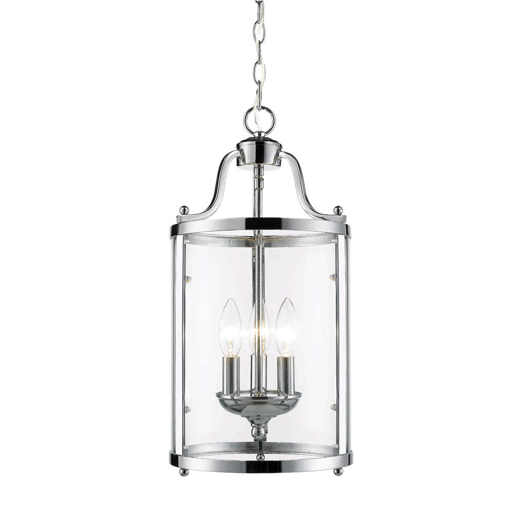Golden - 1157-3P CH - Three Light Pendant - Payton - Chrome
