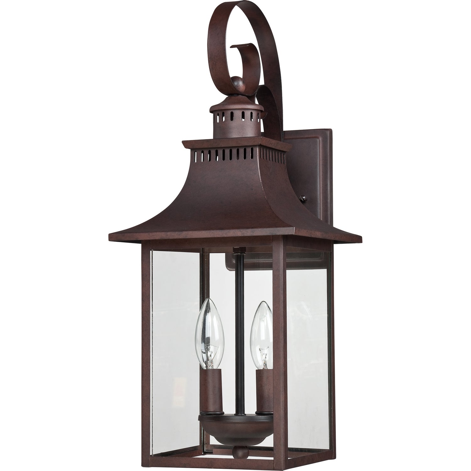 Quoizel - CCR8408CU - Two Light Outdoor Wall Lantern - Chancellor - Copper Bronze