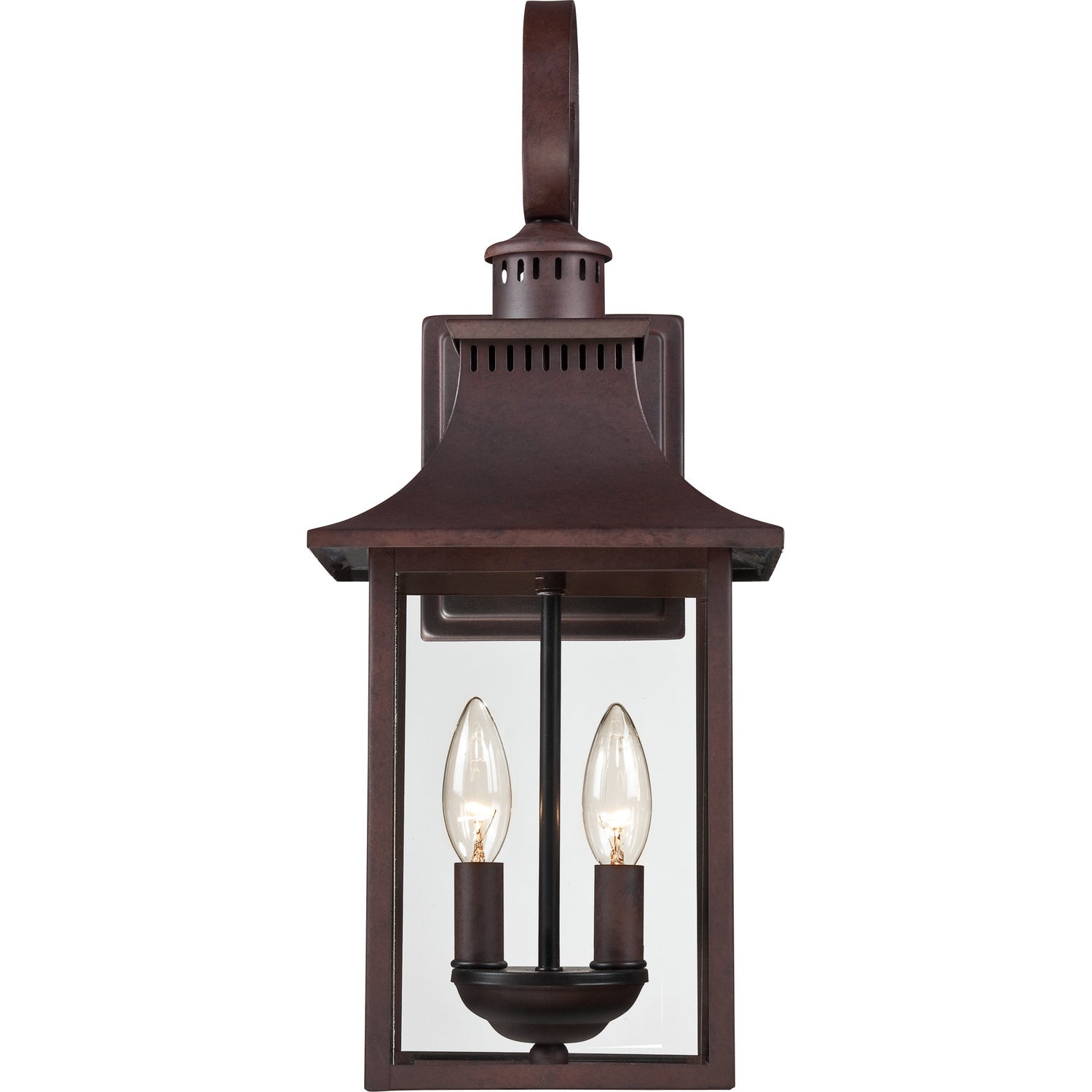 Quoizel - CCR8408CU - Two Light Outdoor Wall Lantern - Chancellor - Copper Bronze