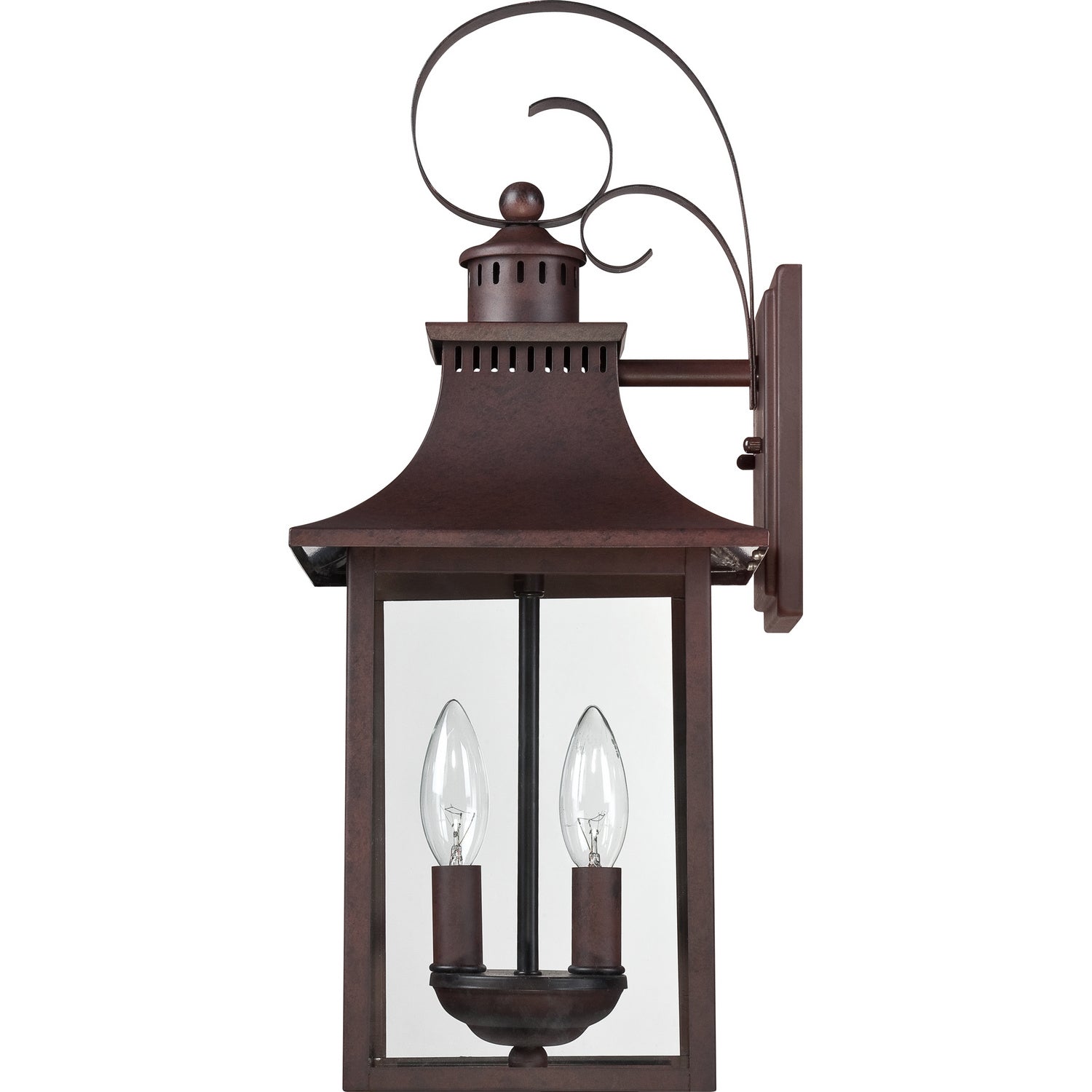 Quoizel - CCR8408CU - Two Light Outdoor Wall Lantern - Chancellor - Copper Bronze