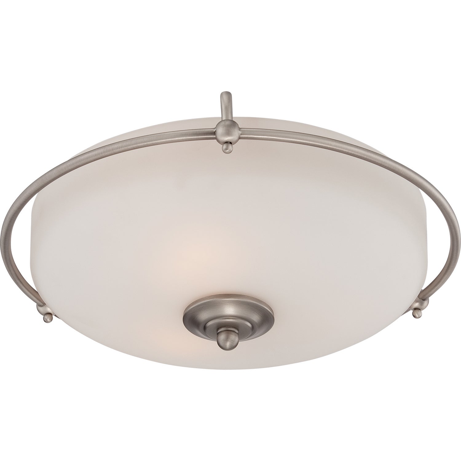 Quoizel - GF1617AN - Three Light Flush Mount - Griffin - Antique Nickel