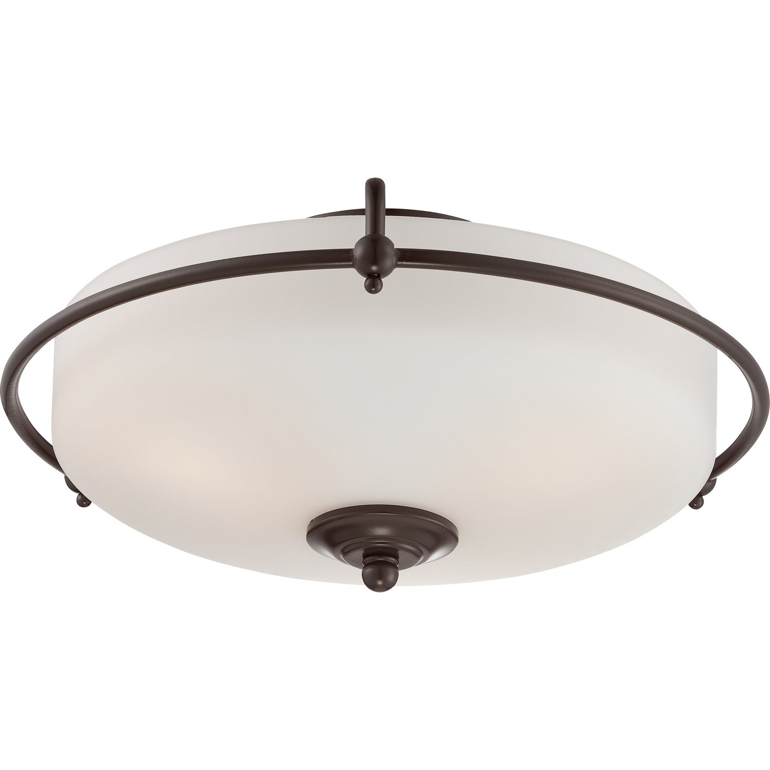 Quoizel - GF1617PN - Three Light Flush Mount - Griffin - Palladian Bronze