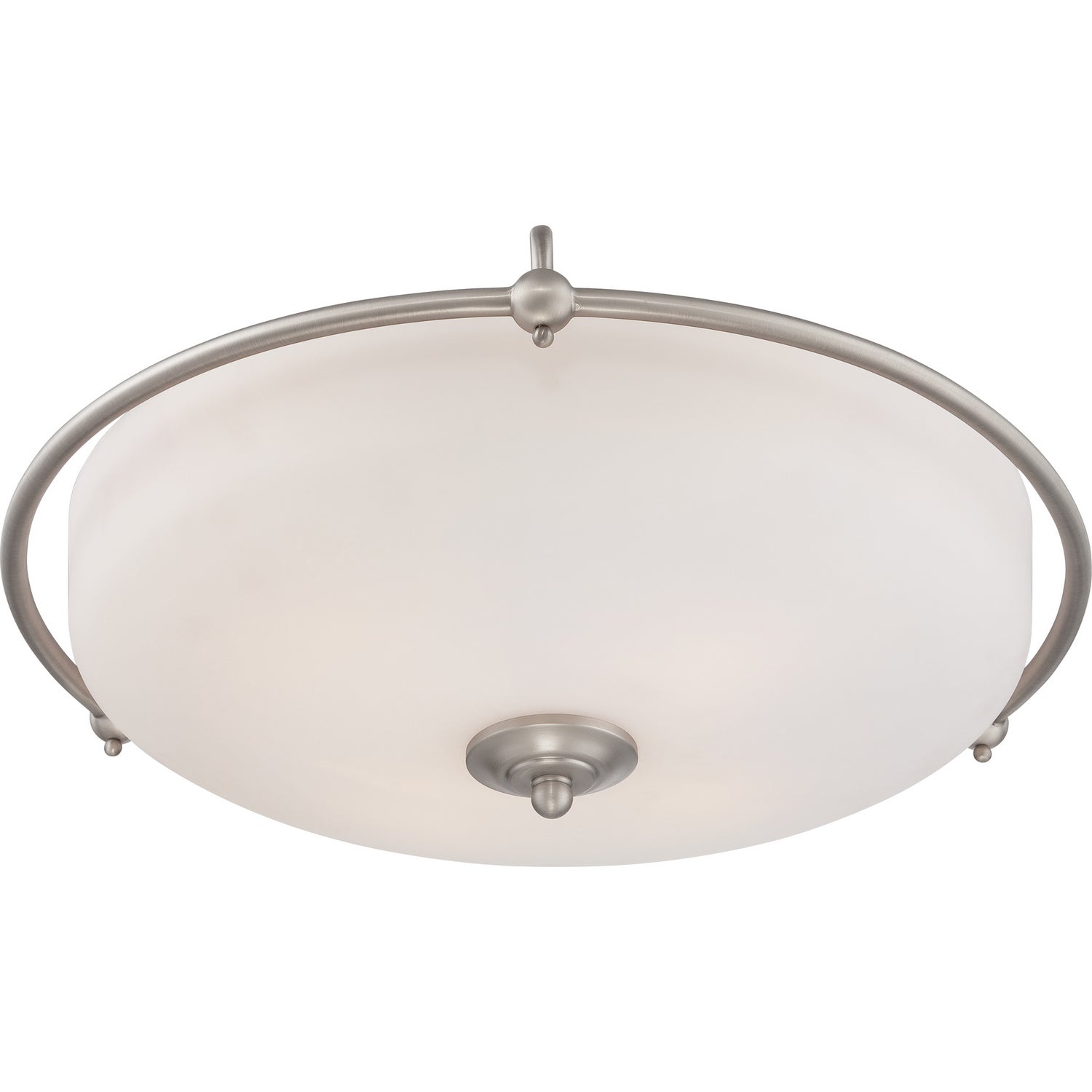 Quoizel - GF1621AN - Four Light Flush Mount - Griffin - Antique Nickel