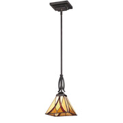 Quoizel - TFAS1507VA - One Light Mini Pendant - Asheville - Valiant Bronze