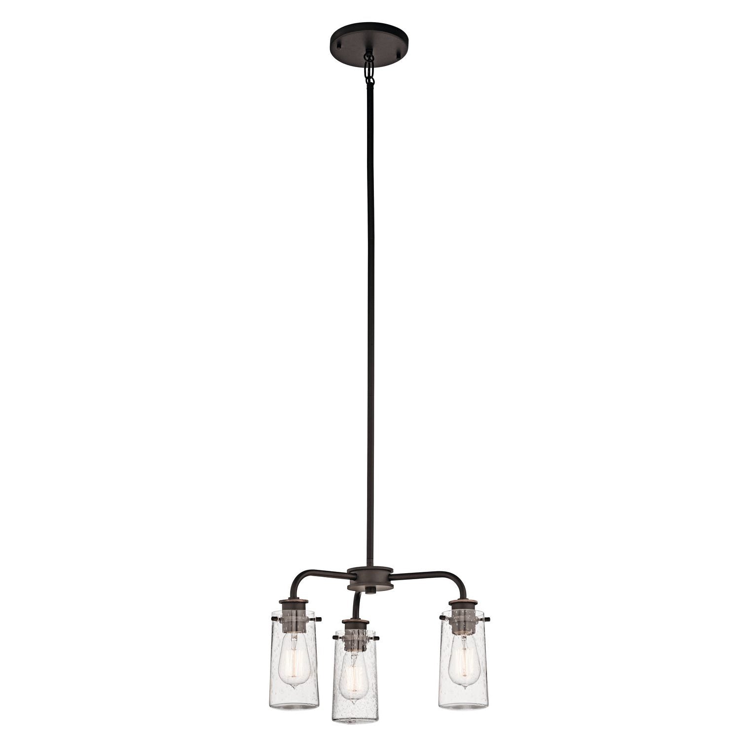 Kichler - 43057OZ - Three Light Chandelier/Semi Flush - Braelyn - Olde Bronze