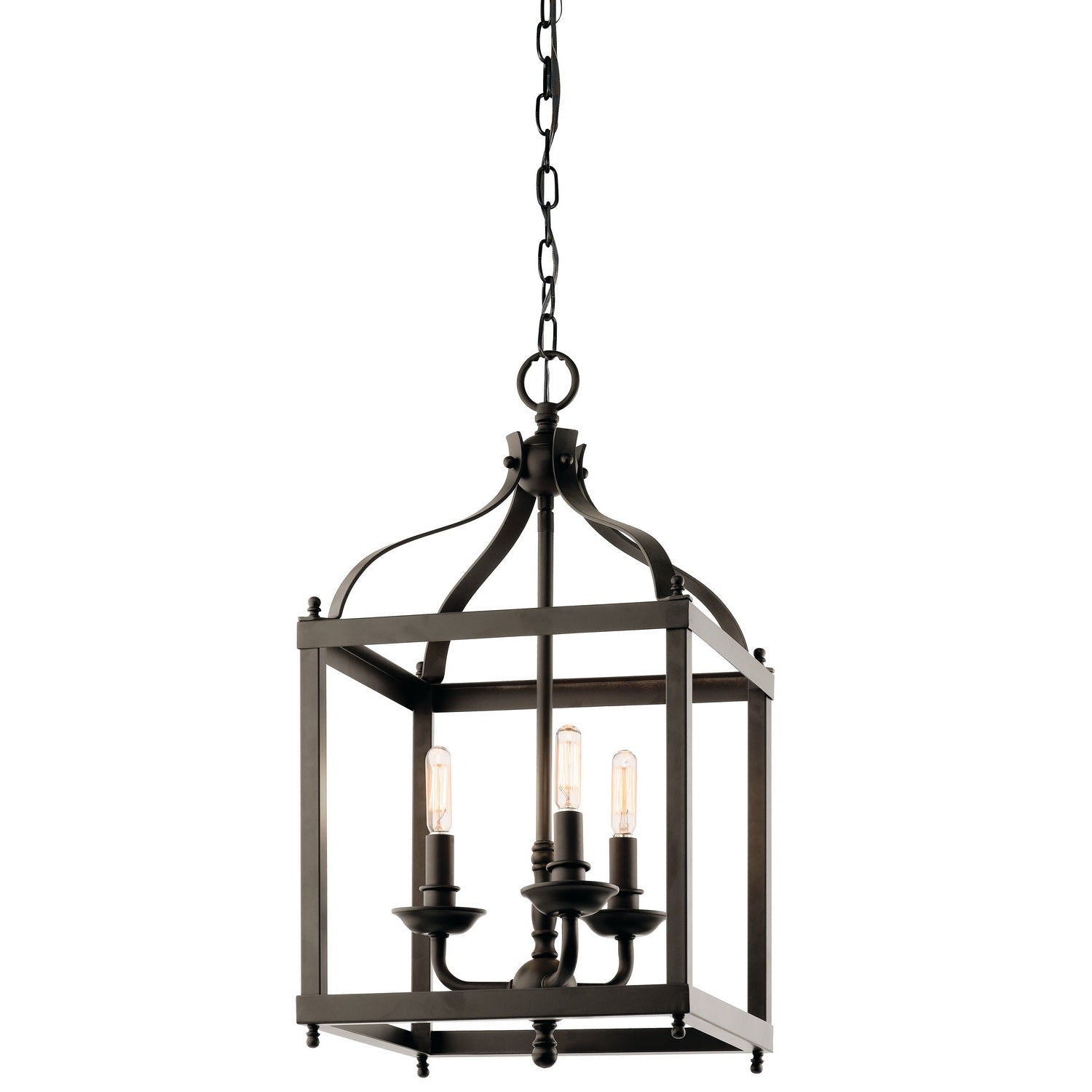 Kichler - 42566OZ - Three Light Pendant - Larkin - Olde Bronze