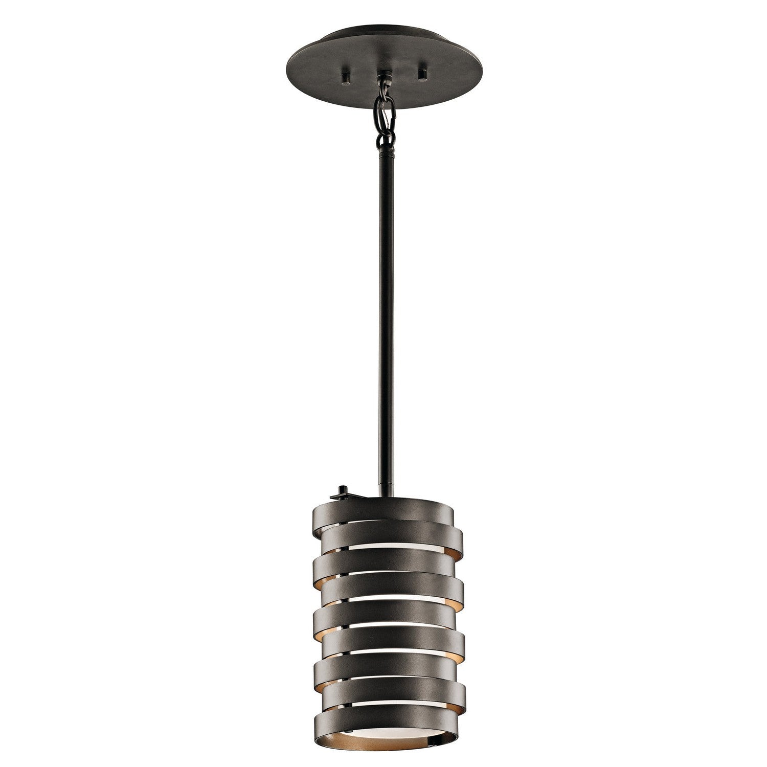 Kichler - 43304OZ - One Light Mini Pendant - Roswell - Olde Bronze