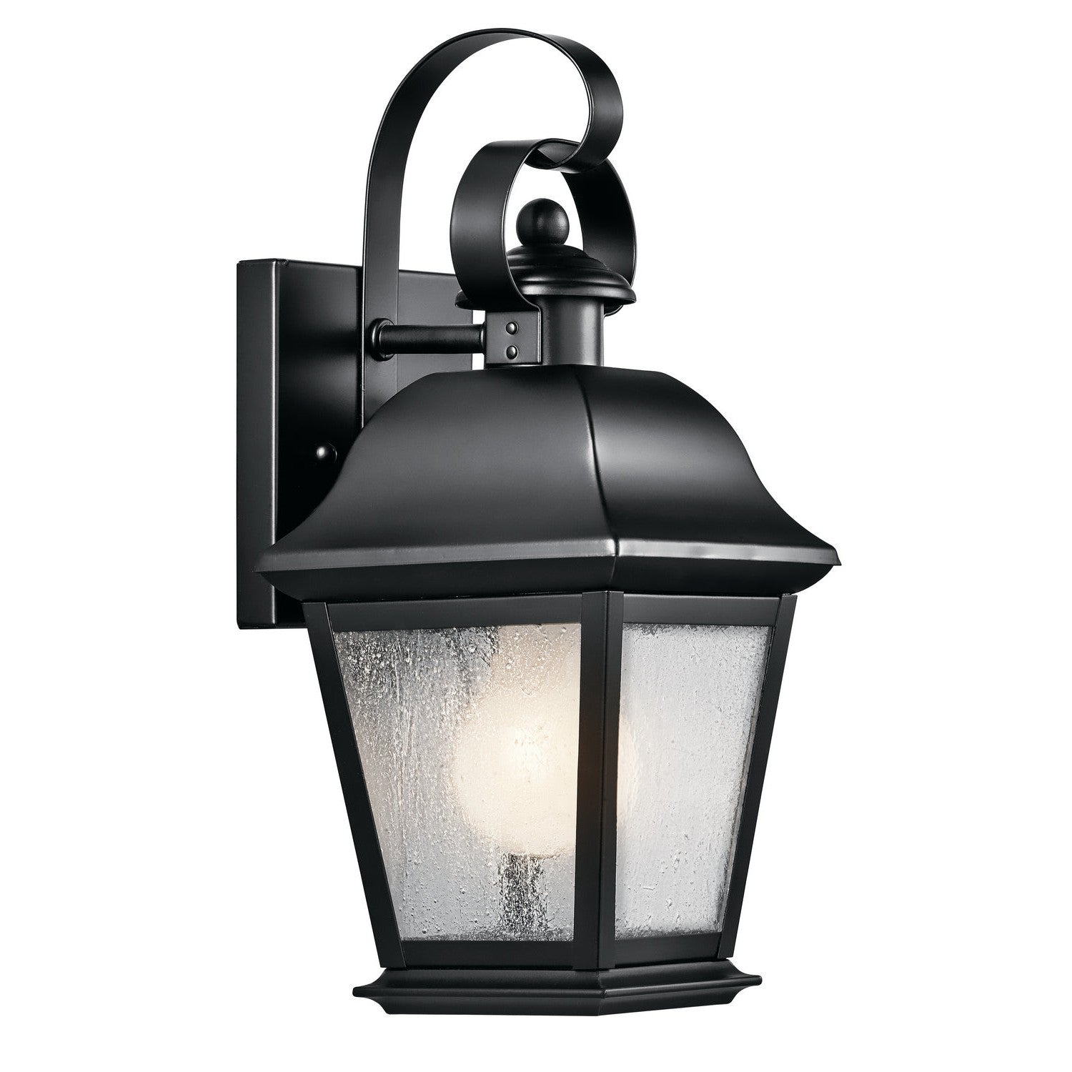 Kichler - 9707BK - One Light Outdoor Wall Mount - Mount Vernon - Black