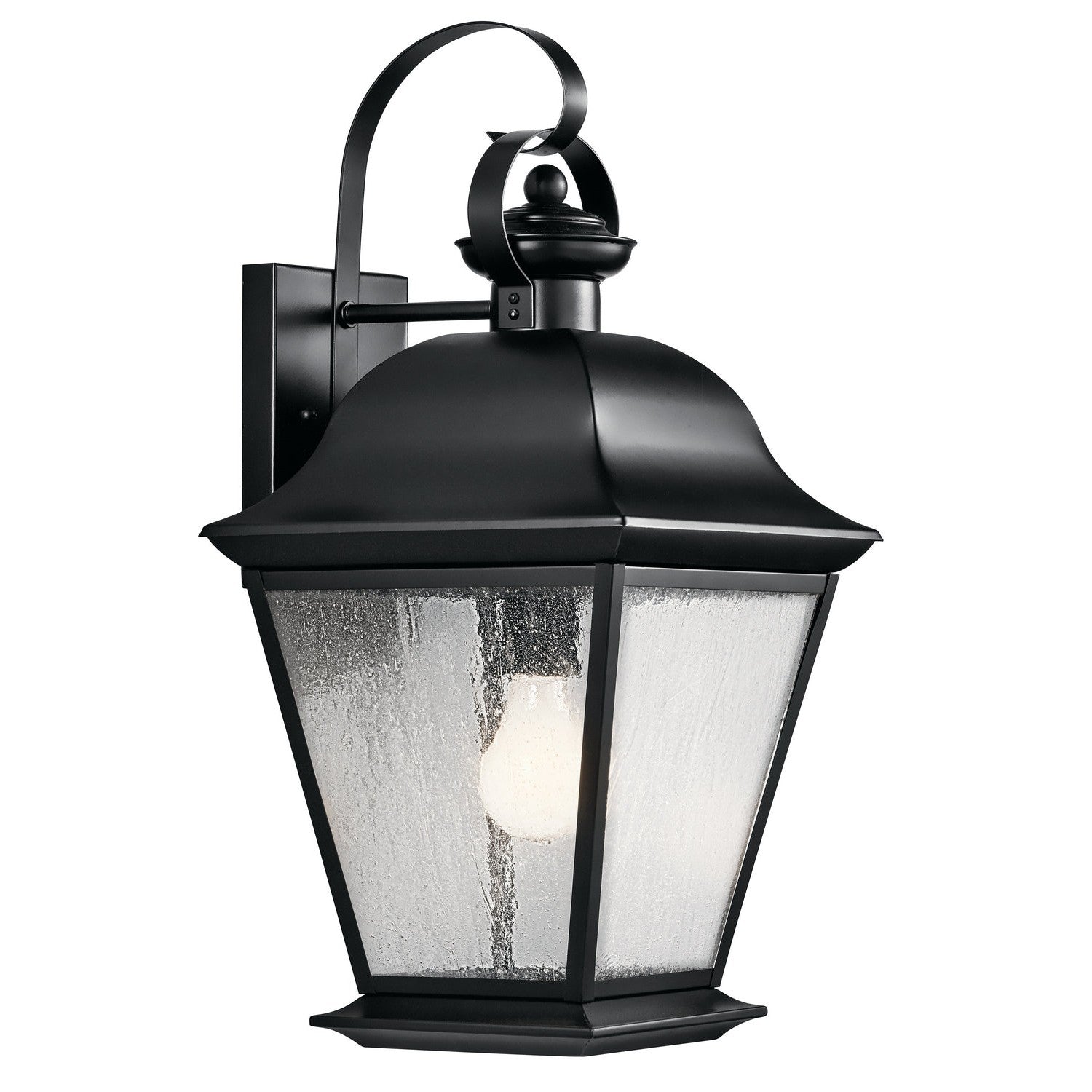 Kichler - 9709BK - One Light Outdoor Wall Mount - Mount Vernon - Black