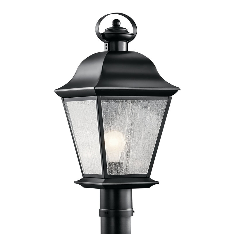 Kichler - 9909BK - One Light Outdoor Post Mount - Mount Vernon - Black