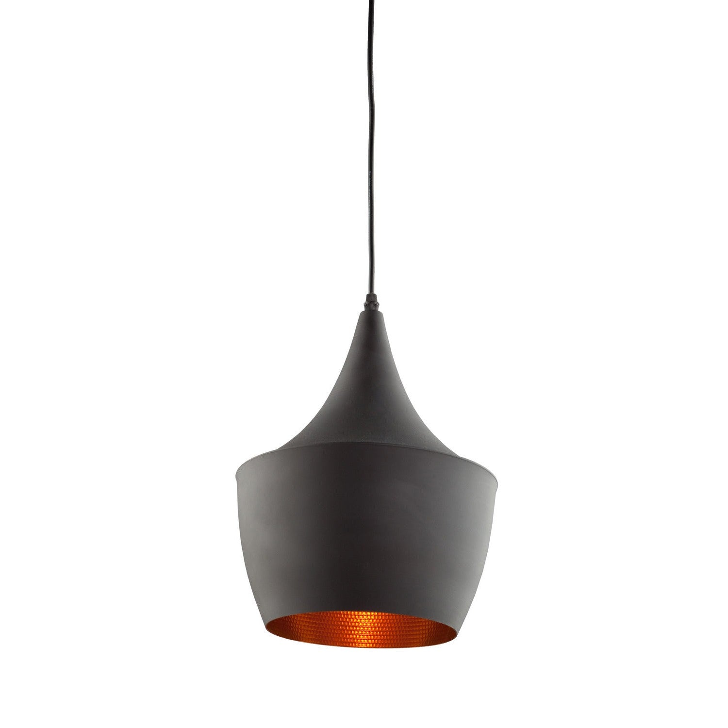 Artcraft - JA801 - One Light Pendant - Connecticut - Matte Black & Copper