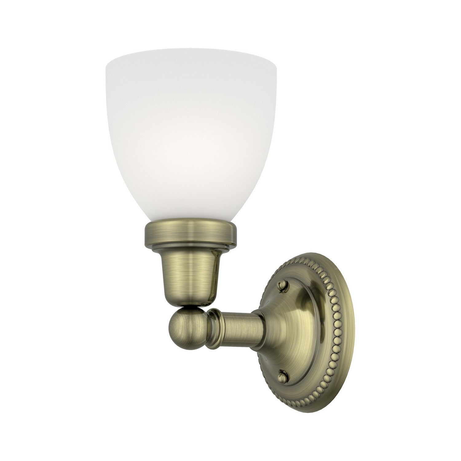 Livex Lighting - 1021-01 - One Light Bath Vanity - Classic - Antique Brass