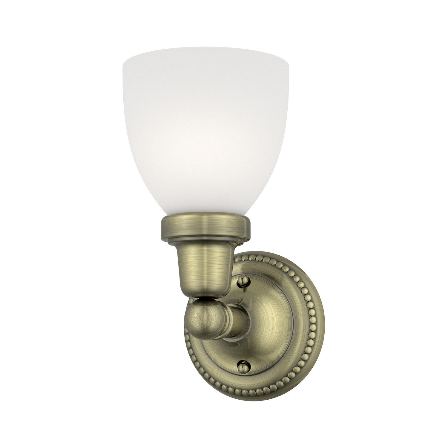 Livex Lighting - 1021-01 - One Light Bath Vanity - Classic - Antique Brass