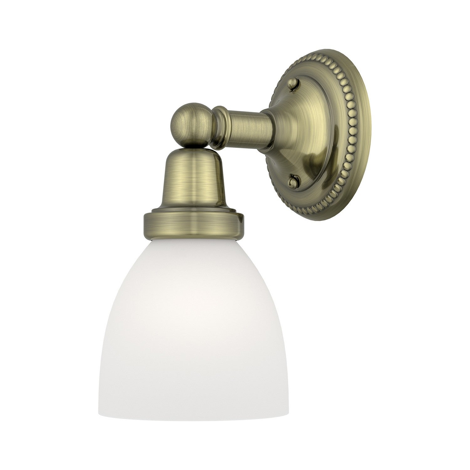 Livex Lighting - 1021-01 - One Light Bath Vanity - Classic - Antique Brass