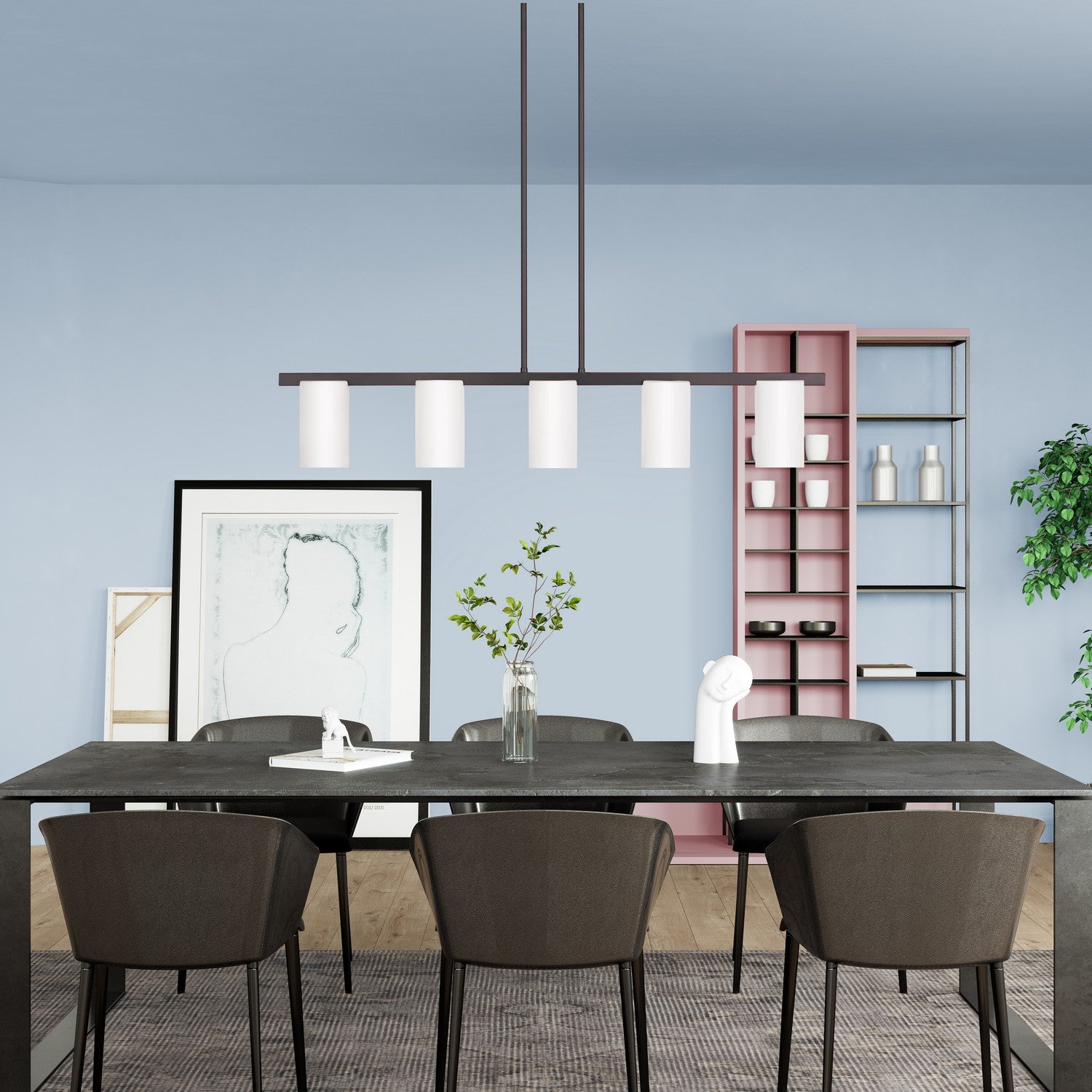 Livex Lighting - 1327-67 - Five Light Chandelier - Astoria - Olde Bronze