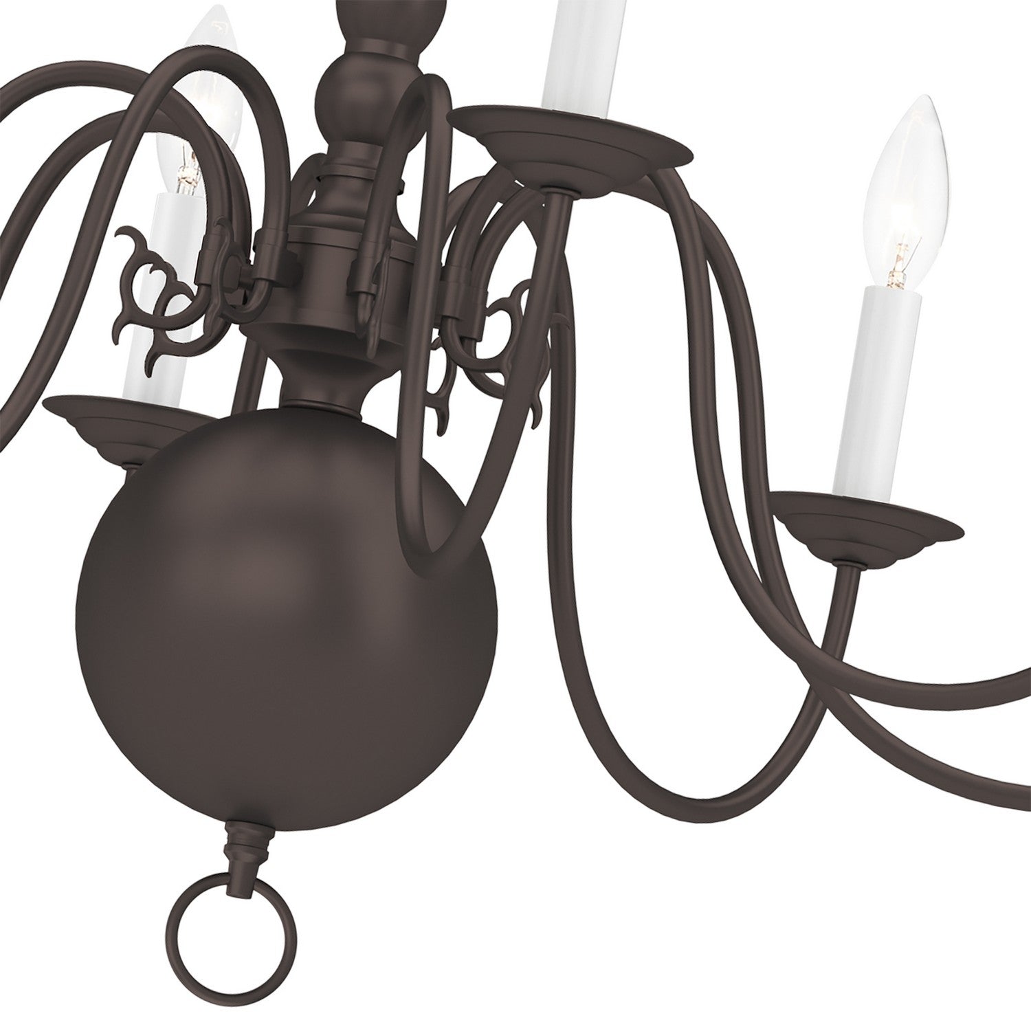Livex Lighting - 5007-07 - Eight Light Chandelier - Williamsburgh - Bronze