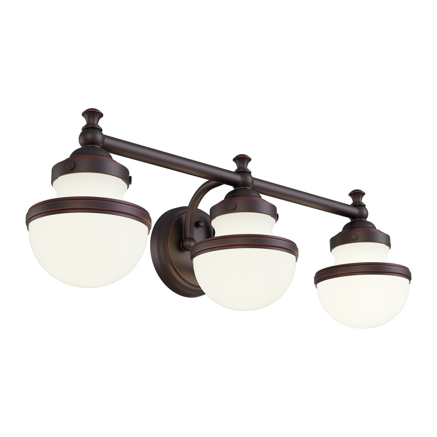Livex Lighting - 5713-67 - Three Light Bath Vanity - Oldwick - Hand Applied Olde Bronze