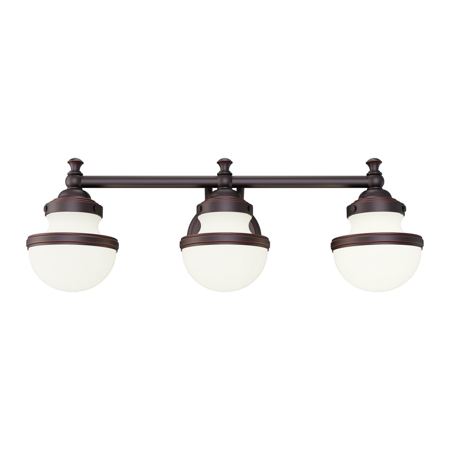 Livex Lighting - 5713-67 - Three Light Bath Vanity - Oldwick - Hand Applied Olde Bronze