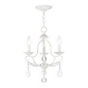 Livex Lighting - 6423-60 - Three Light Mini Chandelier - Chesterfield - Antique White