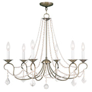 Livex Lighting - 6516-01 - Six Light Chandelier - Pennington - Antique Brass