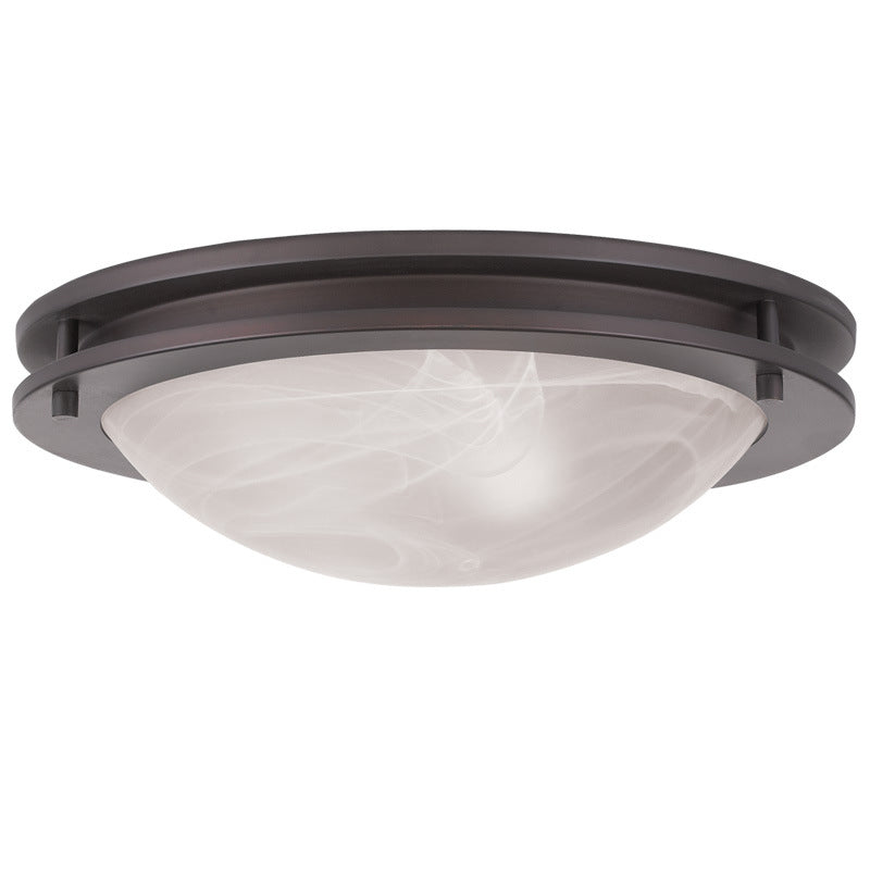 Livex Lighting - 7058-07 - Two Light Ceiling Mount - Ariel - Bronze