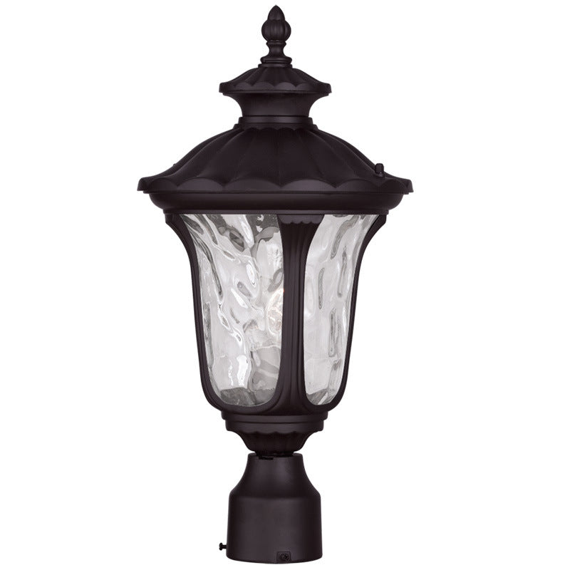 Livex Lighting - 7855-07 - One Light Outdoor Post-Top Lanterm - Oxford - Bronze