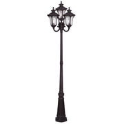 Livex Lighting - 7869-07 - Four Light Outdoor Post Mount - Oxford - Bronze