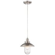 Minka-Lavery - 4130-84 - One Light Mini Pendant - Downtown Edison - Brushed Nickel