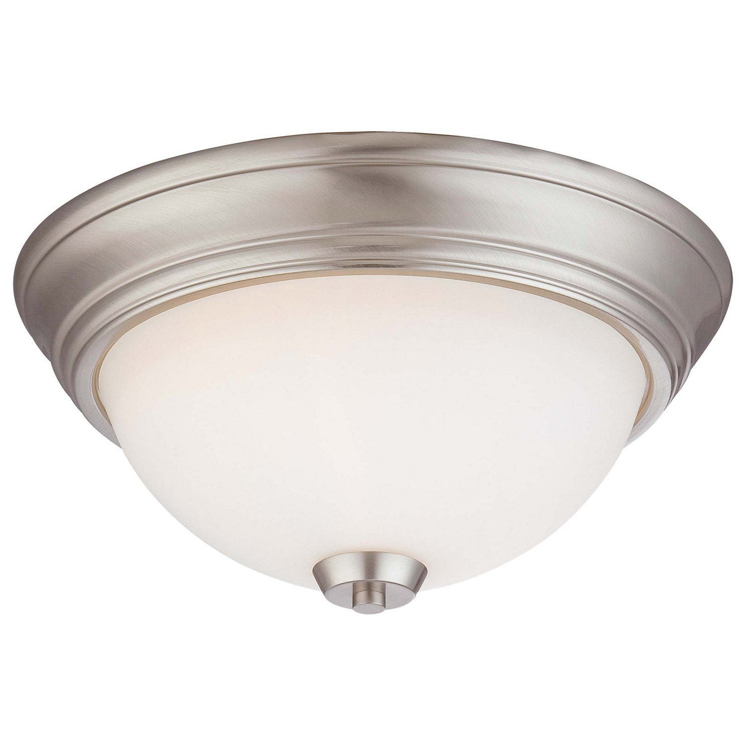 Minka-Lavery - 4960-84 - Two Light Flush Mount - Overland Park - Brushed Nickel