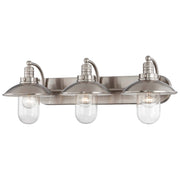 Minka-Lavery - 5133-84 - Three Light Bath - Downtown Edison - Brushed Nickel
