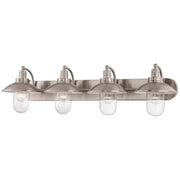 Minka-Lavery - 5134-84 - Four Light Bath - Downtown Edison - Brushed Nickel