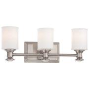 Minka-Lavery - 5173-84 - Three Light Bath - Harbour Point - Brushed Nickel